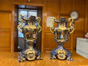 Coppia di Vasi  Porcellana Meissen