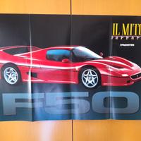 FERRARI poster Edizioni De Agostini--Novara--Mint-