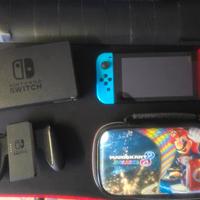 Nintendo Switch V2 + sdd 128gb + custodia original