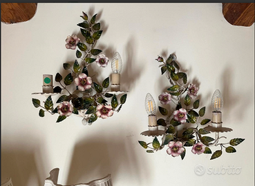 ARTICOLOraro:COPPIAappliqueFLOWERSantichePRIMI900