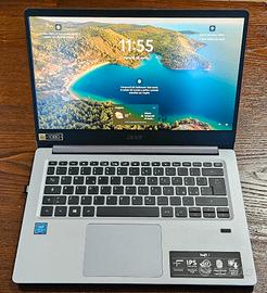 Notebook Acer 14" Pentium N5000 RAM 4 GB SSD 128GB