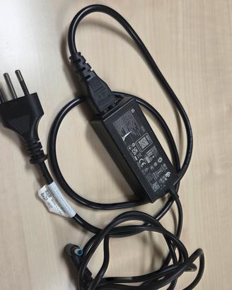 Caricabatterie per portatile HP 45w spinotto blu