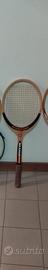 racchetta da tennis legno vintage 