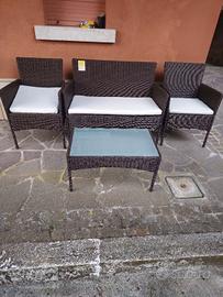 set di sedie da giardino 