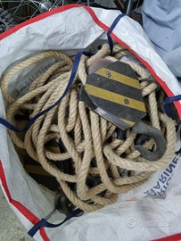 Corde carrucole stile industrial vintage shabby