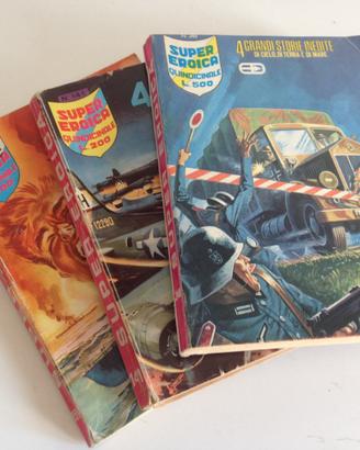 Fumetti di guerra vari anni '60-'70.