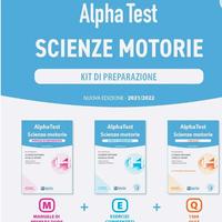 Libro Alpha test scienze motorie kit completo 