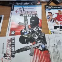 3248-Lotto Manuali e Copertine PS2 E PSP