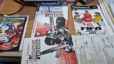3248-Lotto Manuali e Copertine PS2 E PSP