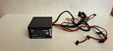 Alimentatore per PC Cooler Master 600W, nello spec