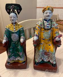 Statuine Cinesi  - Imperatore e Imperatrice