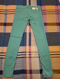 Pantaloni cotone  Verde acqua/ menta