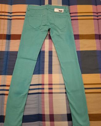 Pantaloni cotone  Verde acqua/ menta
