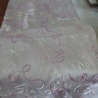 Due tende rosa con disegni come vedete
