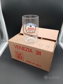 Set 6 Bicchieri Birra Nastro Azzurro Peroni Vintag