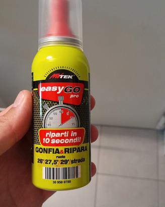 Kit gonfia e ripara bici
