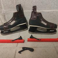 Pattini da hockey vintage Bouer