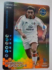 Cristian Brocchi Carta Holo Football champions 