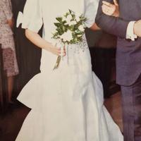 Abito da sposa PUPI SOLARI in organza bianca