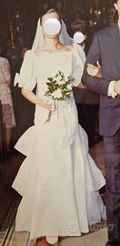 Abito da sposa PUPI SOLARI in organza bianca