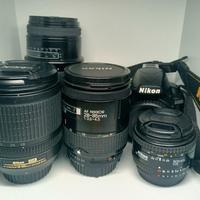 Nikon D3100 + obiettivi