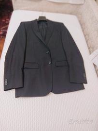 Giacca monopetto Corneliani, lana, tg 50,blu scuro