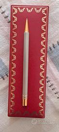 Penna Must de Cartier  spazzolata e placatura oro 
