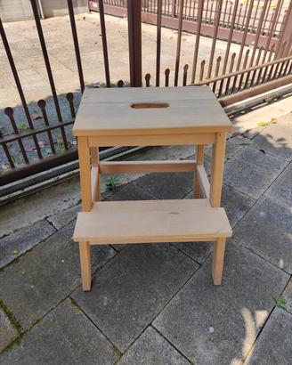 sgabello in legno ikea