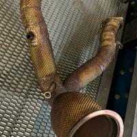 Scarico downpipe macan s 3000 benzina