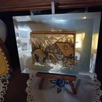 Quadretto con bassorilievo in argento 