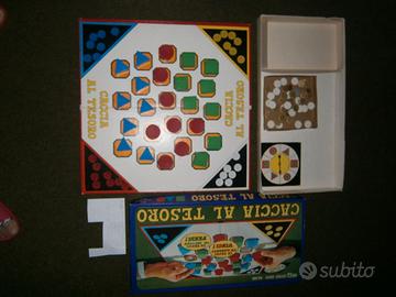 Caccia al tesoro :gioco da tavolo vintage '70