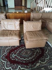POLTRONCINE IN PELLE NAPPA CM 80X80 COMPONIBILI