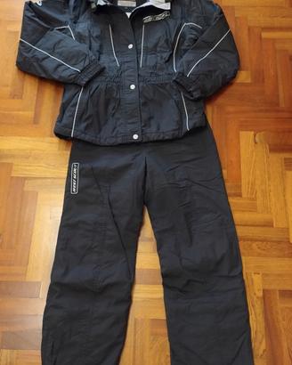 tuta sci completa, nera, west scout donna