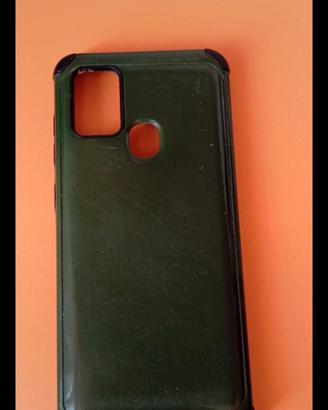 Cover Cellulare Samsung A21S Verde e Nero