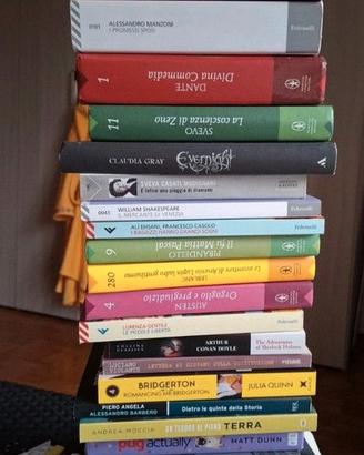 Lotto di libri di diversi generi