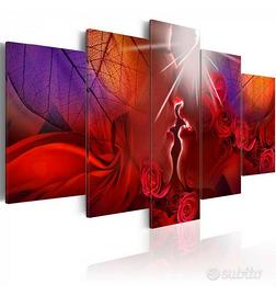 Quadro Bacio Rosso Cm.100x50 ARREDALACAS