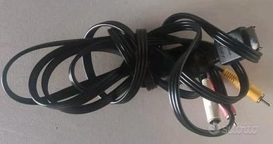 SONY ORIGINALE Cavo AV + Composito RCA PS1 PS2 PS3