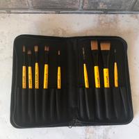 Set 9 pennelli artisti con astuccio Daler&Rowney