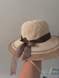 Cappello da sole donna morbido (uncinetto/Egitto