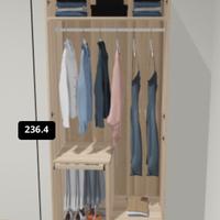 pax ikea guardaroba 100×60 h236 armadio