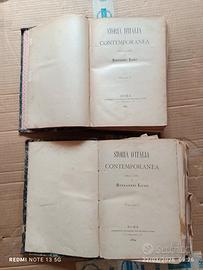 coppia libri antichi 1800