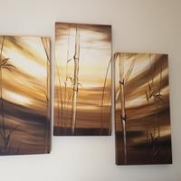 Tris di quadri moderni - 80x40 cm ognuno