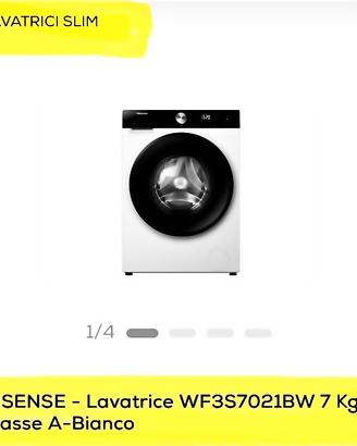 LAVATRICE HISENSE SLIM 7 KG - classe A