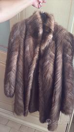 Pelliccia visone marrone