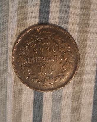 10 centesimi 1863