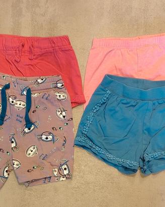 pantaloncini estivi bimba 