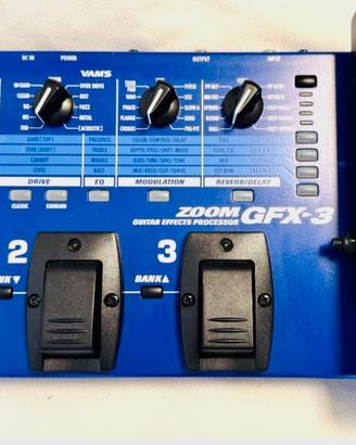 Multieffetto per chitarra elettrica ZOOM GFX 3