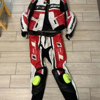 Tuta da moto divisibile spidi