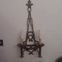 Tre lampade applique 