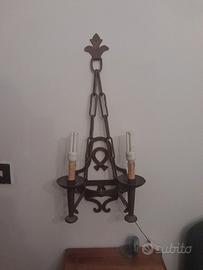 Tre lampade applique 